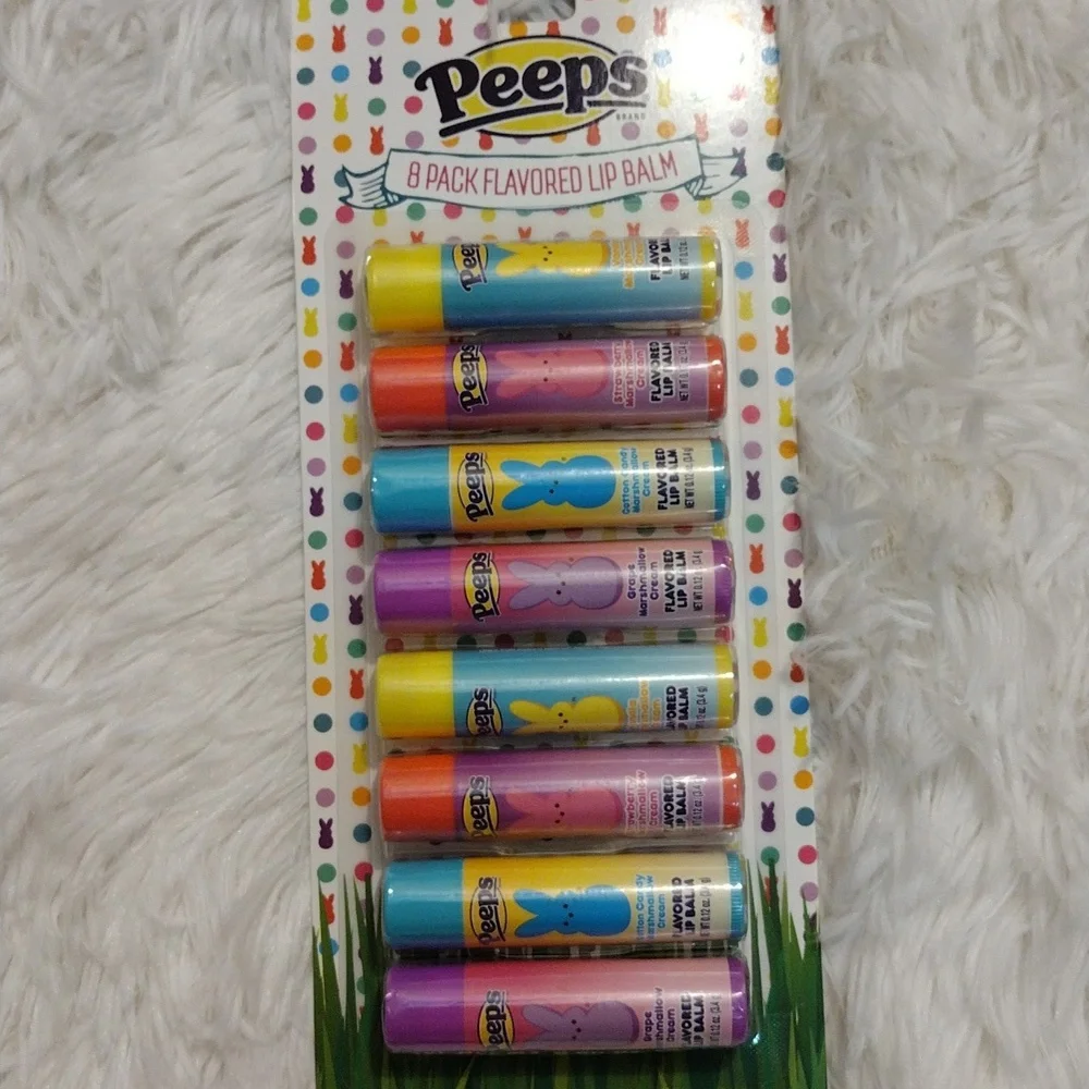 Peeps ✨ 🐣 Limited edition 8 Pack Flavored Lip Balms 🆕